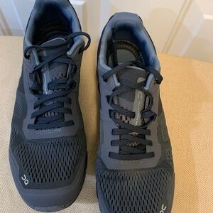 On Running Dark and Light Gray Sneakers